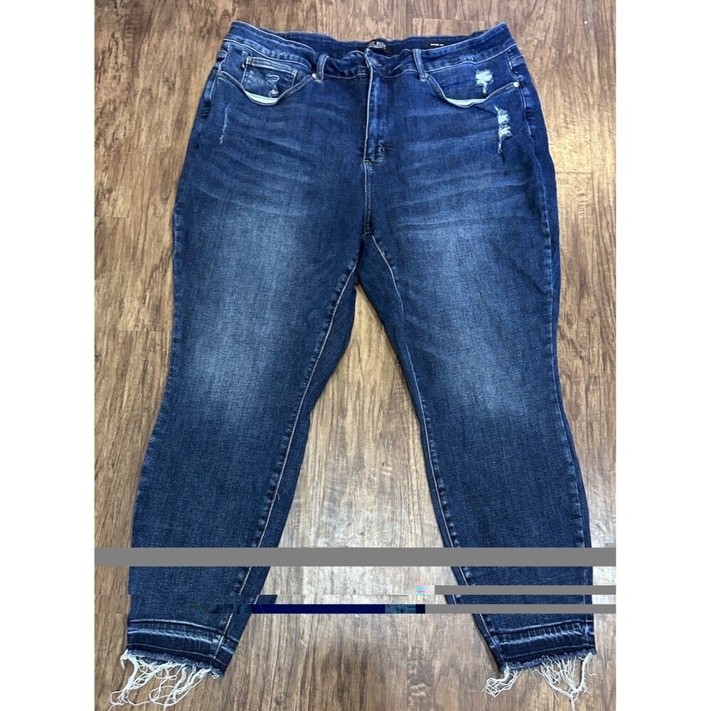 Judy Blue Skinny Fit Jeans Women 24W   (39x28) Stretch Flex Denim Ankle Mid Rise